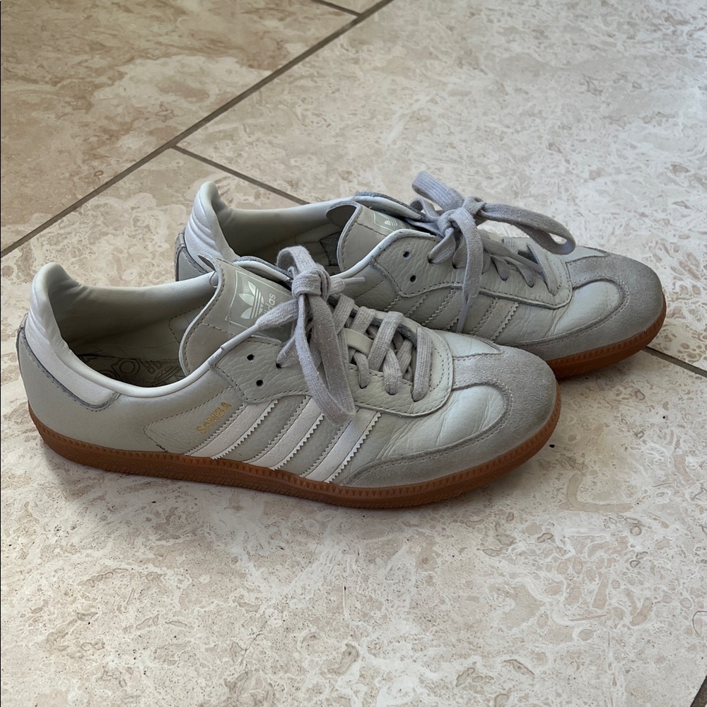 Adidas Samba Aluminium/Chalk White/Wonder Beige W7.5